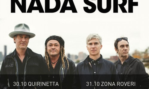 Nada Surf tornano in Italia: due date ad ottobre. Il 31 ottobre alla Zona Roveri di Bologna