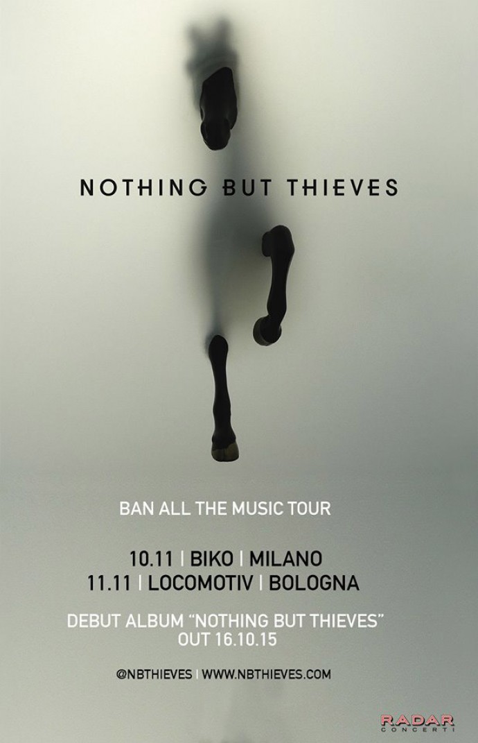 NOTHING BUT THIEVES: DEBUT ALBUM E DUE DATE IN ITALIA A NOVEMBRE! Video 'Itch', dal debut album