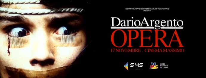 Seeyousound festival, Torino: il 17 novembre arriva Opera di Dario Argento al Cinema Massimo