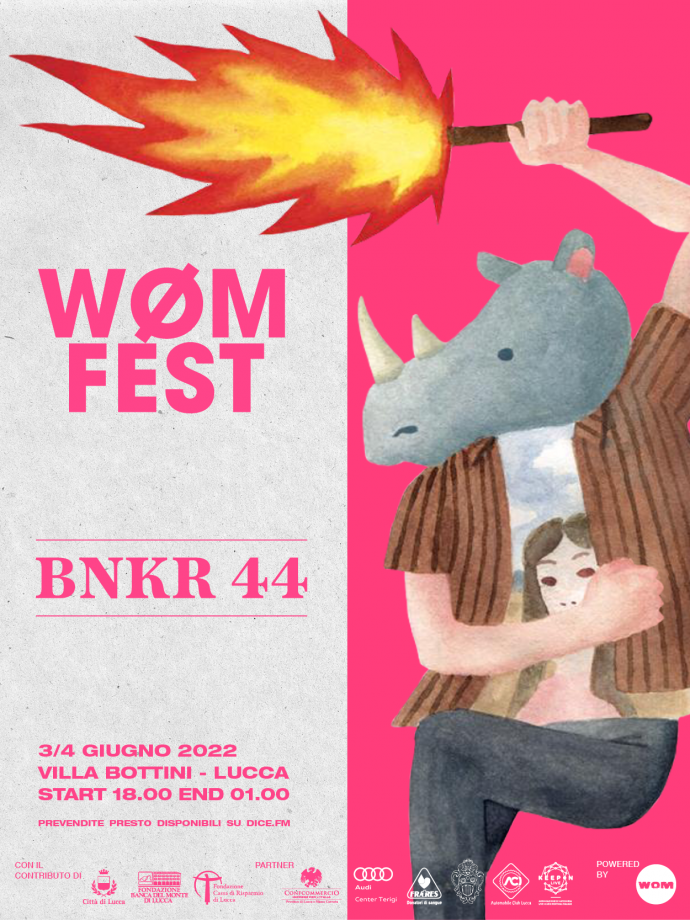 Torna il Wøm Fest - Il 3 e il 4 giugno nel parco di Villa Bottini a Lucca