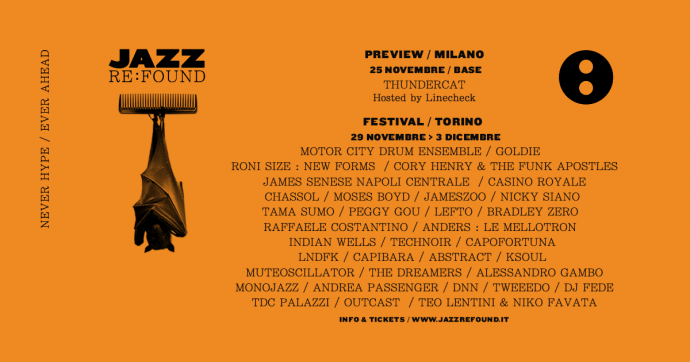 Manca poco a Jazz:Re:Found 2017 festival! A Torino dal 29 novembre al 03 dicembre 2017