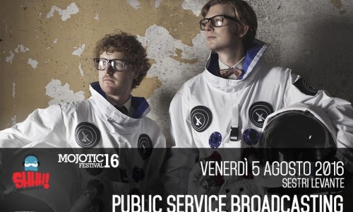 PUBLIC SERVICE BROADCASTING al Mojotic Festival di Sestri Levante PER IL SILENT DISCO LIVE SET AL MOJOTIC 