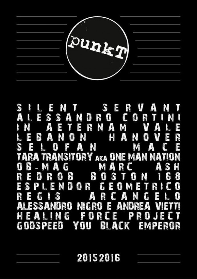 PunkT & Magazzino sul Po - gli eventi di TUM Torino: Alessandro Cortini, Silent Servant, The Telescopes, Ensi, ZU...  Goodspeed you! Black Emperor 