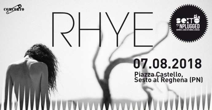 Sexto 'Nplugged, stasera, 7 agosto, Rhye in esclusiva nazionale - In apertura  i Pick a Piper