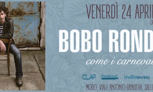 Bobo Rondelli in concerto al Modo di Salerno. Il raffinato cantautore livornese per la prima volta in Campania.