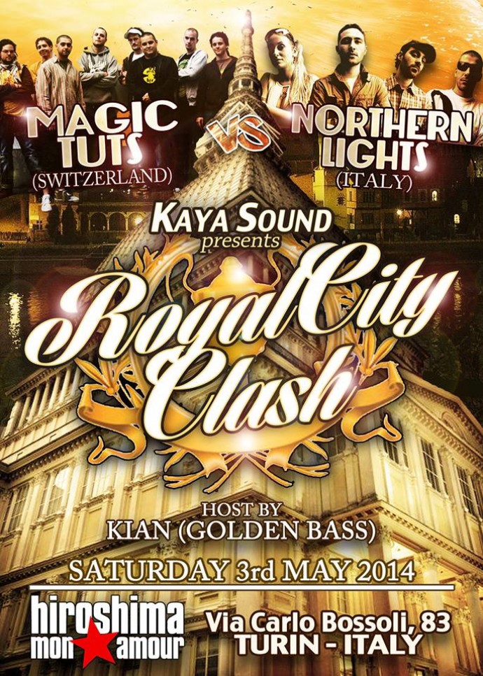 ROYAL CITY CLASH  MAGIC TUTS (CH) vs NORTHERN LIGHTS (ITA) domani a Hiroshima mon amour