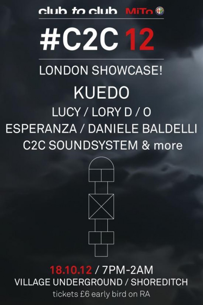 Kuedo, Lucy e molti altri a Londra, Village Underground per ClubToClub 2012!
