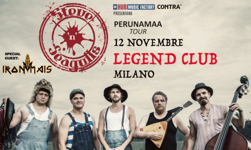 Steve’n’Seagulls: una Data Italiana il prossimo novembre! Gli Iron Mais saranno special guest.