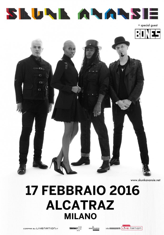 SKUNK ANANSIE: nuovo album e data italiana