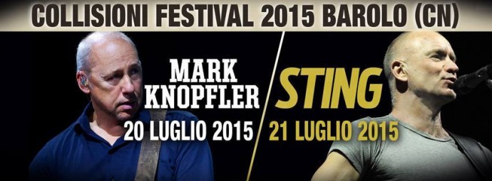 PRIMO SOLD OUT DI COLLISIONI 2015 A BAROLO: esauriti i biglietti per il concerto di Mark Knopfler