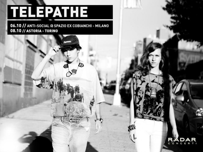 Telepathe: NUOVO ALBUM E DUE DATE AD OTTOBRE! Official Music Video di Telepathe 