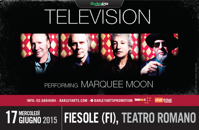 TELEVISION performing Marquee Moon a FIESOLE (FI) il 17 giugno 2015