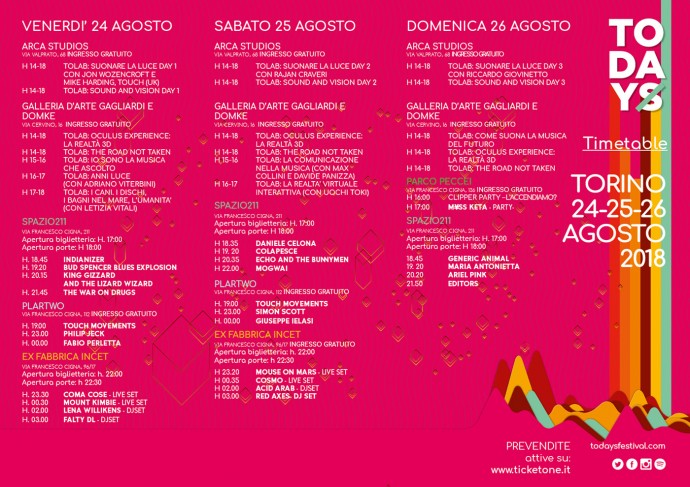 Pronti al via questa settimana Todays Festival. Tutto quello che devi sapere…