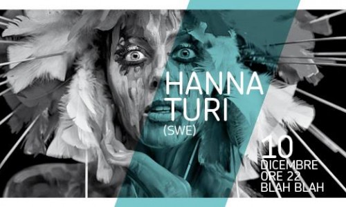 HANNA TURI (Swe, Piano based singer) - VEGETABLE MAN aperitivo psichedelico vegetariano stasera a TOorino, Blah Blah. Nuovo video di Hanna Turi - Cotton Wads