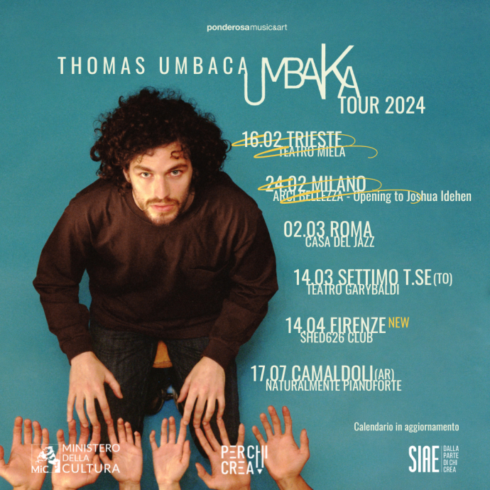 Si aggiunge una nuova data al tour di Thomas Umbaca - Umbaka Tour 24