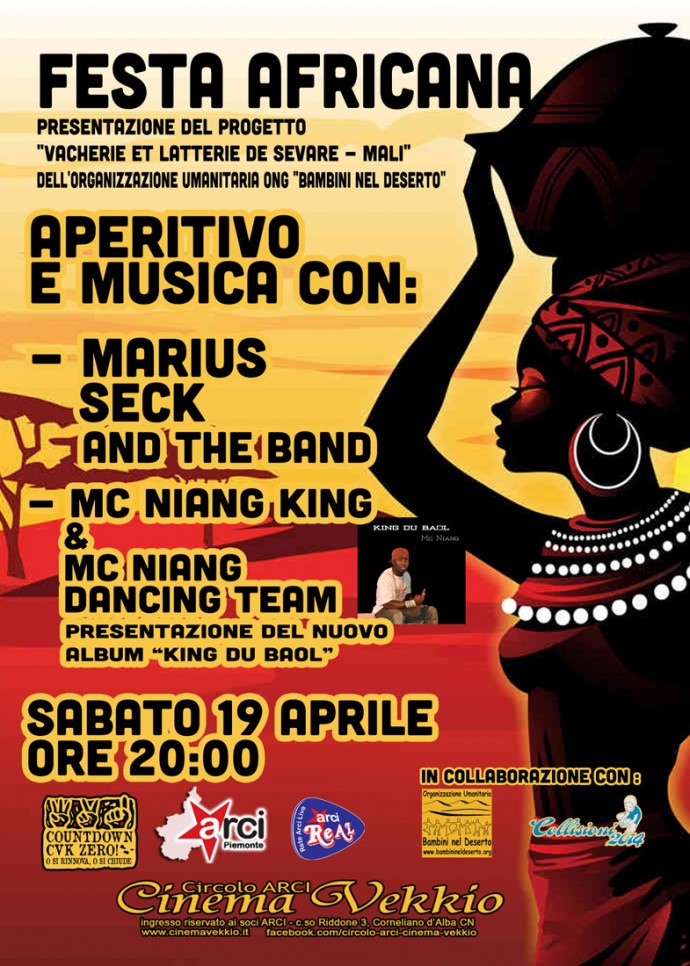 ASPETTANDO COLLISIONI: FESTA AFRICANA AL CINEMA VEKKIO