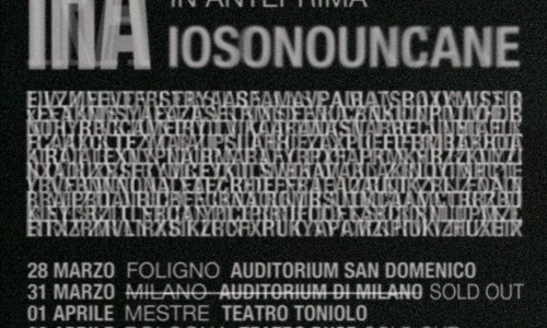 Iosonouncane - Il tour di Ira è già sold out a Milano, Bologna e Torino
