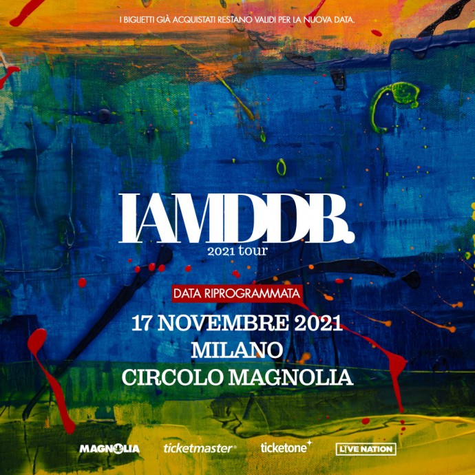Iamddb - Nuova data 17 novembre 2021 Circolo Magnolia, Milano