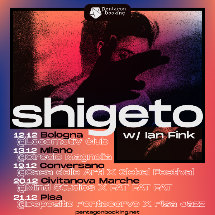 Shigeto live in duo da oggi, giovedì 12 dicembre, in tour