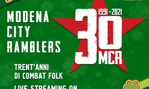 Modena City Ramblers - 30 anni di Mcr: il 17 marzo il concerto in live streaming