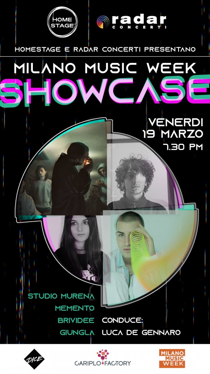 Radar Concerti presenta Milano Music Week Showcase, in collaborazione con Homestage