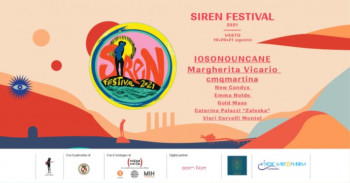 A Vasto torna il Siren Festival dal 19 al 22 agosto con Margherita Vicario, Iosonouncane, cmqmartina, Emma Nolde, Caterina Palazzi Zaleska