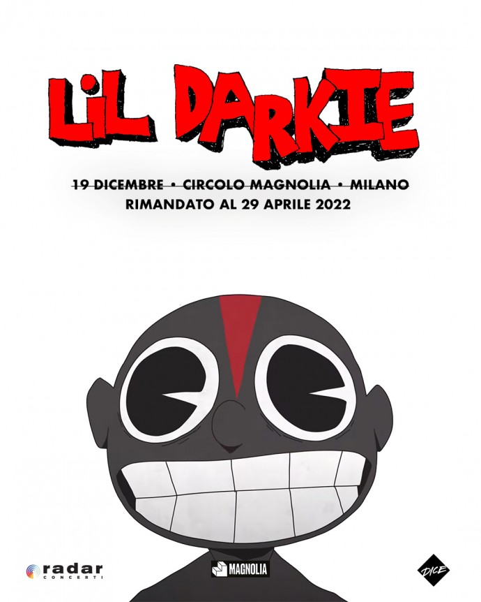 Radar Concerti: rinvio concerti di Lil Darkie 