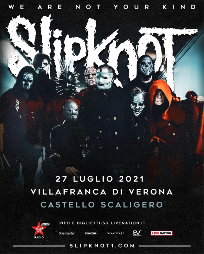 Gli Slipknot tornano in Italia per un’unica data