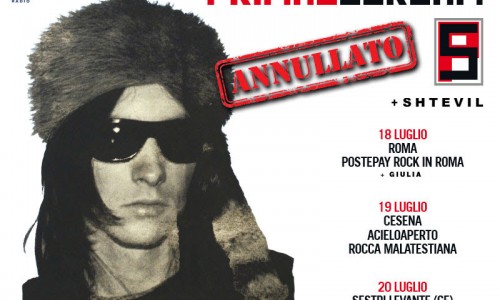 PRIMAL SCREAM: TOUR ANNULLATO