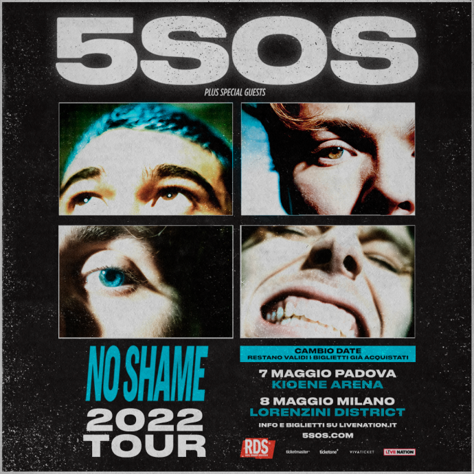 5 Seconds Of Summer: riprogrammate le date italiane