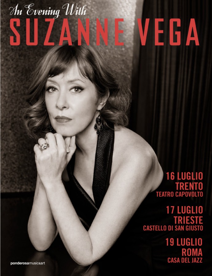 An Evening with Suzanne Vega - 3 concerti speciali a luglio