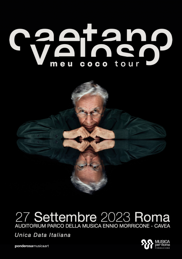 Caetano Veloso - Unica data italiana, il 27 settembre a Roma con il “Meu Coco Tour” 
