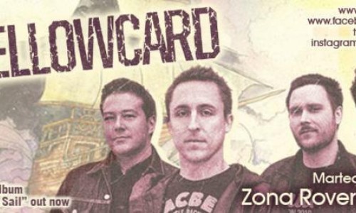 YELLOWCARD: si avvicina l'appuntamento live con la band statunitense! Martedì 9 giugno sul palco di Zona Roveri (BO) - unica data italiana!